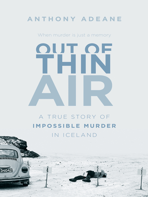 Title details for Out of Thin Air by Anthony Adeane - Available